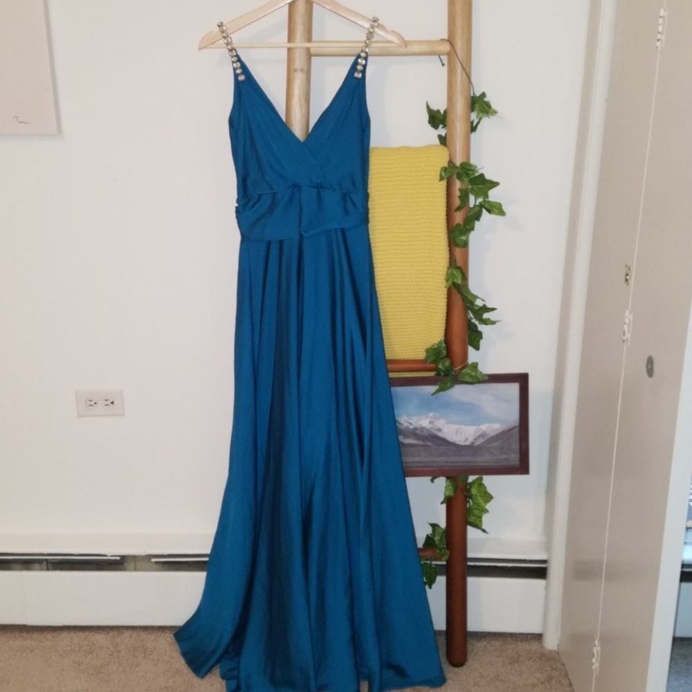 Floor length ball gown